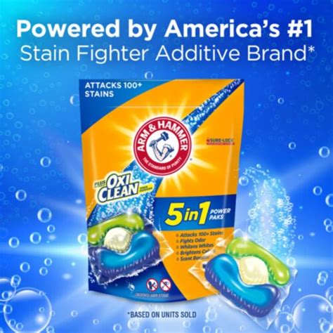 Arm & Hammer Plus OxiClean Laundry Detergent (Pack of 24), 24 packs ...