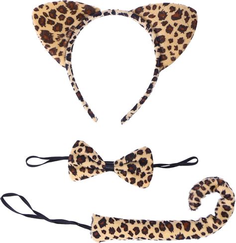 Soimiss Diadema Con Orejas De Gato De Leopardo Para Ni Os Dise O De