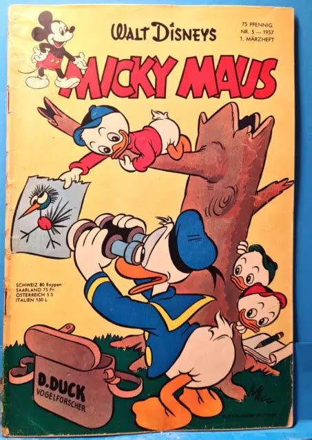 MICKY MAUS HEFT Nr 5 1957 Ehapa Original 2417 EUR 9 99 PicClick IT