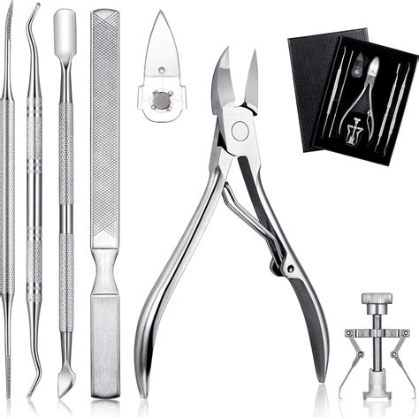 7 Pieces Ingrown Toenail Correction Tools Kit Stainless Steel Pedicure