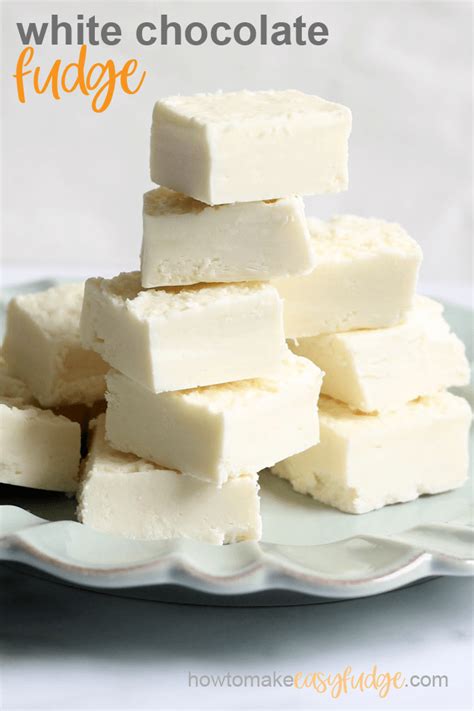 White Chocolate Fudge Easy 2 Ingredient Fudge You Can Make In The