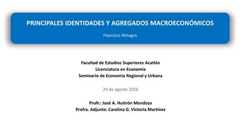 Pdf Principales Identidades Y Agregados Saree Mx Unam Sites