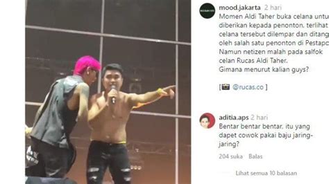 Viral Aldi Taher Melepas Celananya Untuk Diberikan Kepada Penonton Jadi