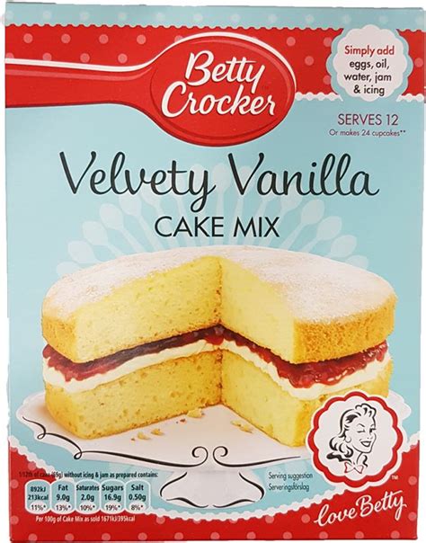 Betty Crocker Velvety Vanilla Cake Mix