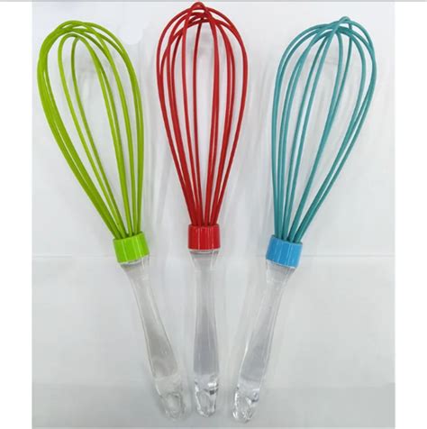Custom Color Silicone Mini Whisksilicone Wired Whisks For Blending