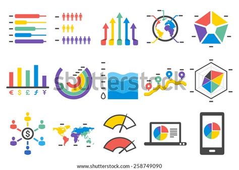 Stat Vector Illustration Icon Set 2 Stock Vector (Royalty Free ...