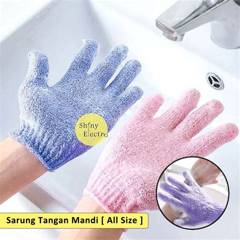 Jual Sarung Tangan Cuci Piring Kamar Mandi Sikat Shower Puff Body