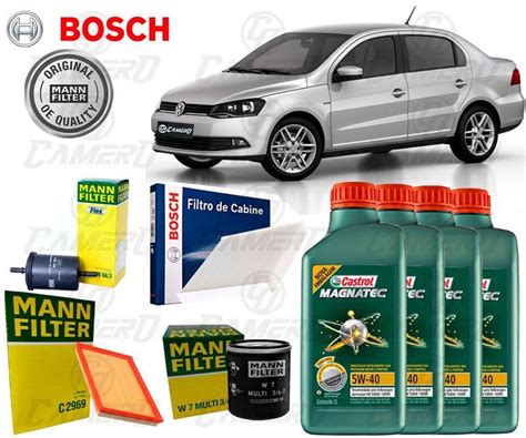 Kit Troca De Leo W E Filtros Vw Voyage Mann