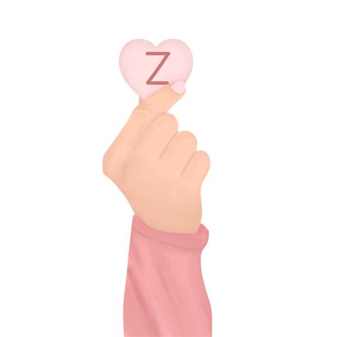 Finger Love Sign With Alphabeth 31614347 Png