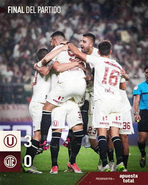 Goles Del Partido Universitario Vs UTC Cajamarca Por El Torneo