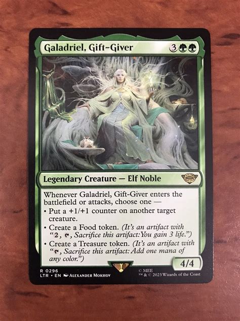 Galadriel T Giver Mtg Magic The Gathering Card Nm Near Mint Lord Of