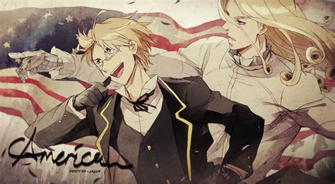 Safebooru 2boys America Hetalia American Flag Ankai Rappelzankai Axis Powers Hetalia