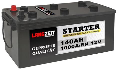 LANGZEIT Batterien Langzeit LKW Batterie 140Ah LZ6400 Ab 159 90