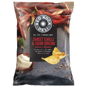 Red Rock Deli Sweet Chilli And Sour Cream Chips 45g 18 Pack Officeworks