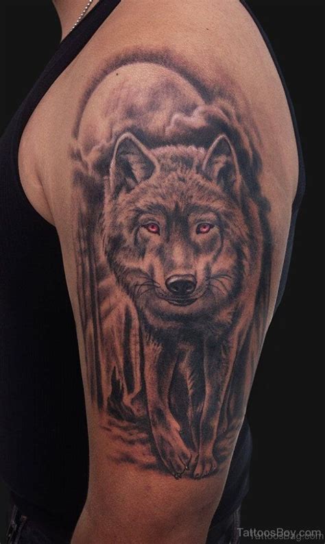 Cool Wolf Tattoo Ideas For Shoulder Petpress Wolf Tattoos Men