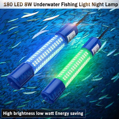 China Blue Night Boat Attract Squid Fish 180 Led Underwater Fishing