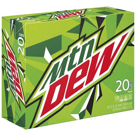 Buy Ain Dew Mtn Dew Soda 12 Fl Oz Pack Of 20 Online At DesertcartINDIA