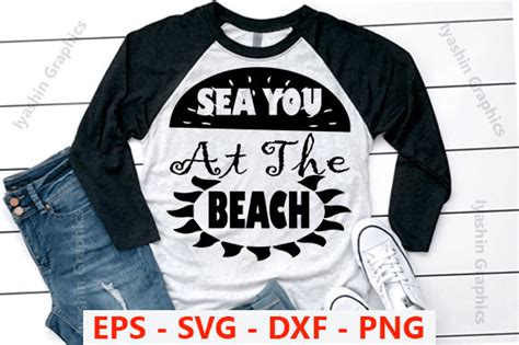 Summer Design Sea You At The Beach Graphic By Iyashin Graphics