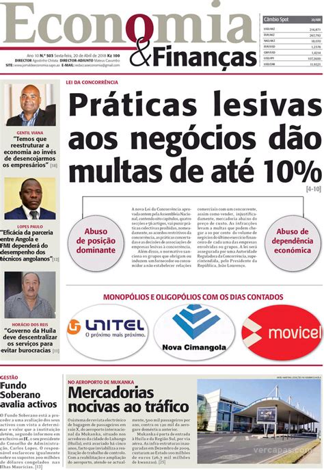 Capa Economia Finan As De