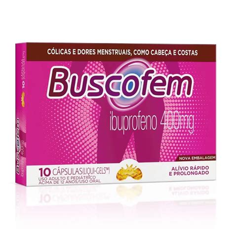 Buscofem 400mg C10 Caps Gelat Buscofem 400mg C10 Caps Gelat Mantecorp