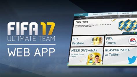 Fifa 17 Web App Gestione Rapida E Semplice Del Proprio Club Fut