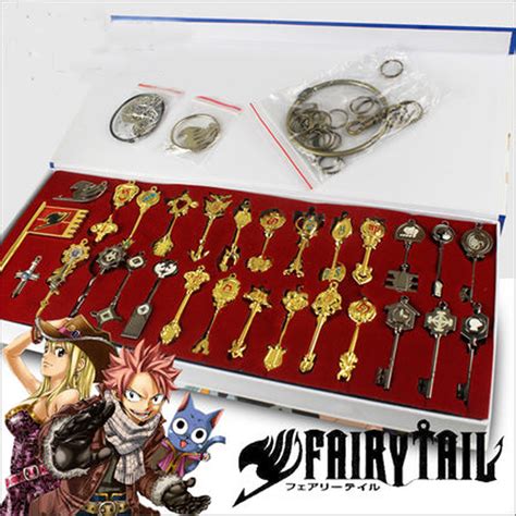 Fairy Tail Lucy Key of the Zodiac Cosplay Keys (11/14/18/20/21/24/29pcs ...