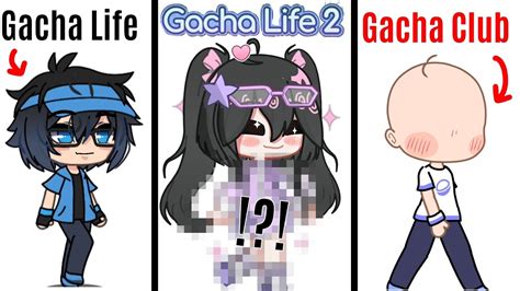 Walking In Gacha Life Vs Club Vs Life Be Like Youtube