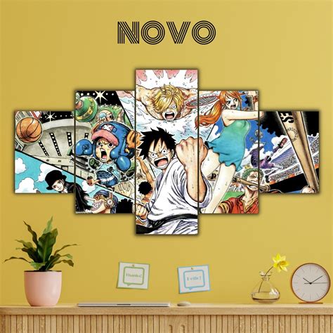 Jual Novo Set Pajangan Hiasan Dinding Poster One Piece Luffy Wall