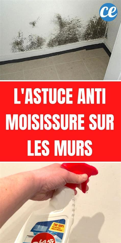 L Astuce Efficace Pour Enlever La Moisissure Sur Les Murs En