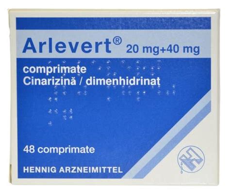Arlevert 20mg+40mg, 48 comprimate, Henning | Dr.Max Farmacie