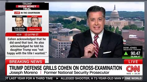 Joseph Moreno Appears On CNN One World To Discuss Trump Trial May 16