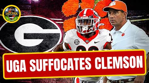 UGA Beats Clemson Rapid Reaction Late Kick Cut Win Big Sports