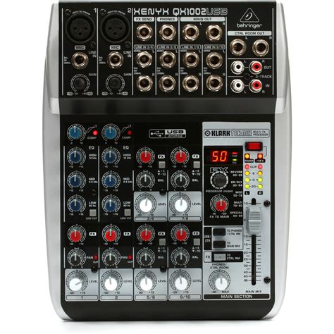 Behringer Xenyx Qx Usb Premium Input Bus Mixer Nearly New At