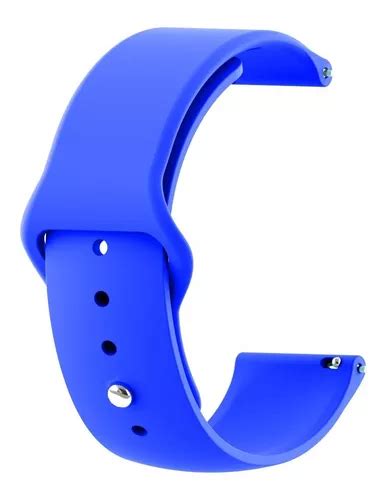 Pulseira De Silicone Esportiva Colorida Para Amazfit Gtr 4 Cor Azul