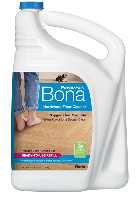 Bona PowerPlus Hardwood Floor Cleaner Refill 160oz Walmart