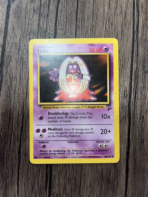 Pok Mon Tcg Jynx Base Set Regular Unlimited Uncommon Ebay