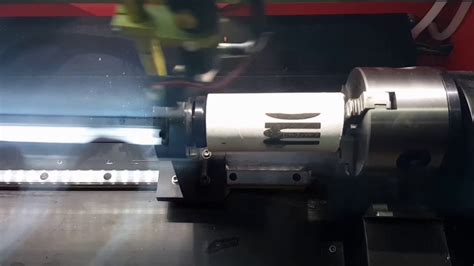 Laser Engraving Rotary Attachment First Test Youtube