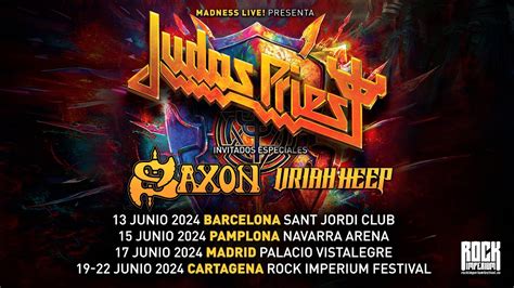 Judas Priest En Espa A Invincible Shield Tour Europe Youtube