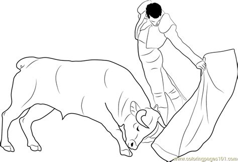 Dibujo De Corrida De Toros Para Colorear Pdmrea Porn Sex Picture