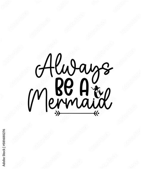 Mermaid Svg Bundle Mermaid Tail Svg Mermaid Monogram Svg Cute