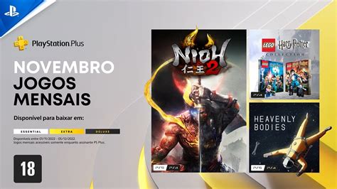 Playstation Plus Jogos Mensais Novembro Ps4 Ps5 Youtube