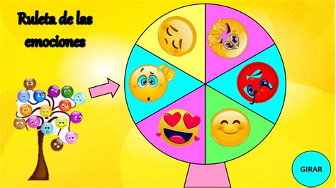 Ruleta de las Emociones para Niños Para Descargar