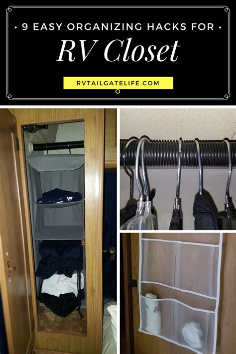 9 Easy Rv Closet Organization Hacks Rv Tailgate Life Rv