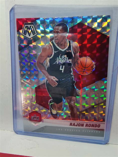 Rajon Rondo Panini Mosaic Silver Mosaic Prizm Clippers Ebay