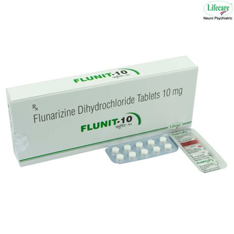 Flunarizine Dihydrochloride Tablets 10 Mg Manufacturer Supplier Pcd