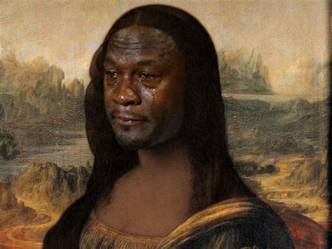 The Mona Lisa Crying Michael Jordan Know Your Meme