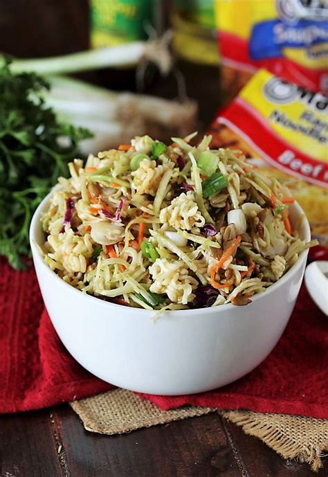 Ramen Noodle Oriental Salad With Coleslaw