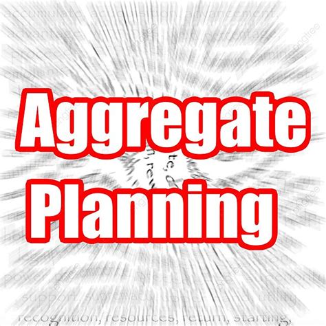 Aggregate Planning Architecture Diagram Architectural Photo Background