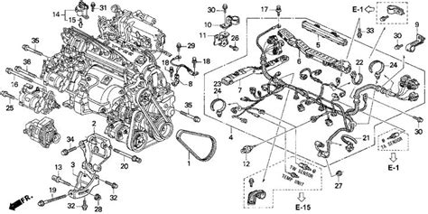 1999 Honda Accord Engine Parts Diagram