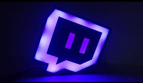 Archivo 3d Led Cartel Led Twitch Logo・modelo Imprimible En 3d Para